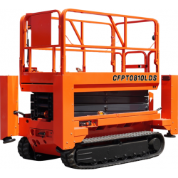 Crawler Scissor Lift Platform With Outriggers (8 m)