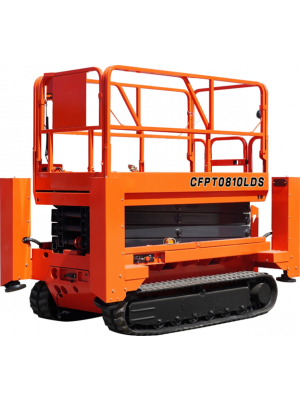 Crawler Scissor Lift Platform With Outriggers (8 m)