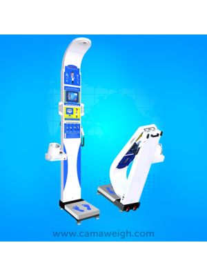 BMI with blood pressure, body fat, temperature, and oxygen saturation.