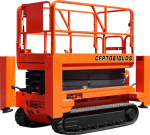 Crawler Scissor Lift Platform With Outriggers (8 m)