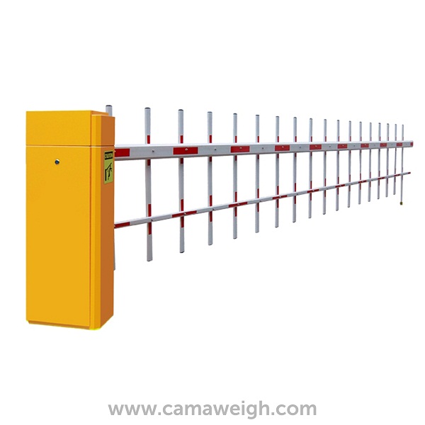 Automatic Fence Barrier Gate with reflective stickers on boom for sale