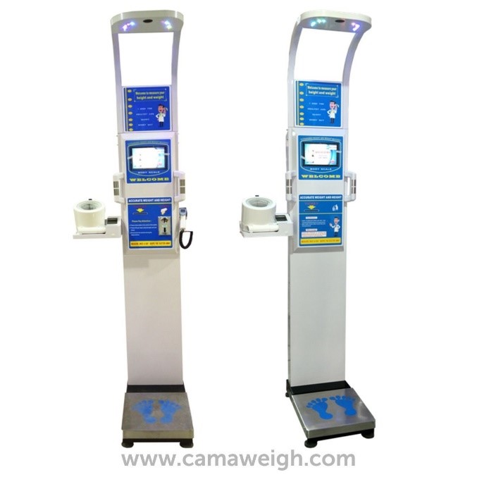 BMI Scale with Blood pressure, Body Fat Composition, and Body Temperature for sale at Camaweigh