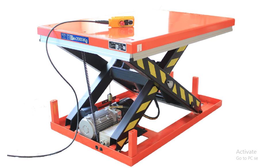 Hydraulic lift table or scissor lifts for heavy objects for sale