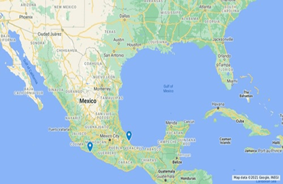 Sea Ports and Trading Hubs of Mexico